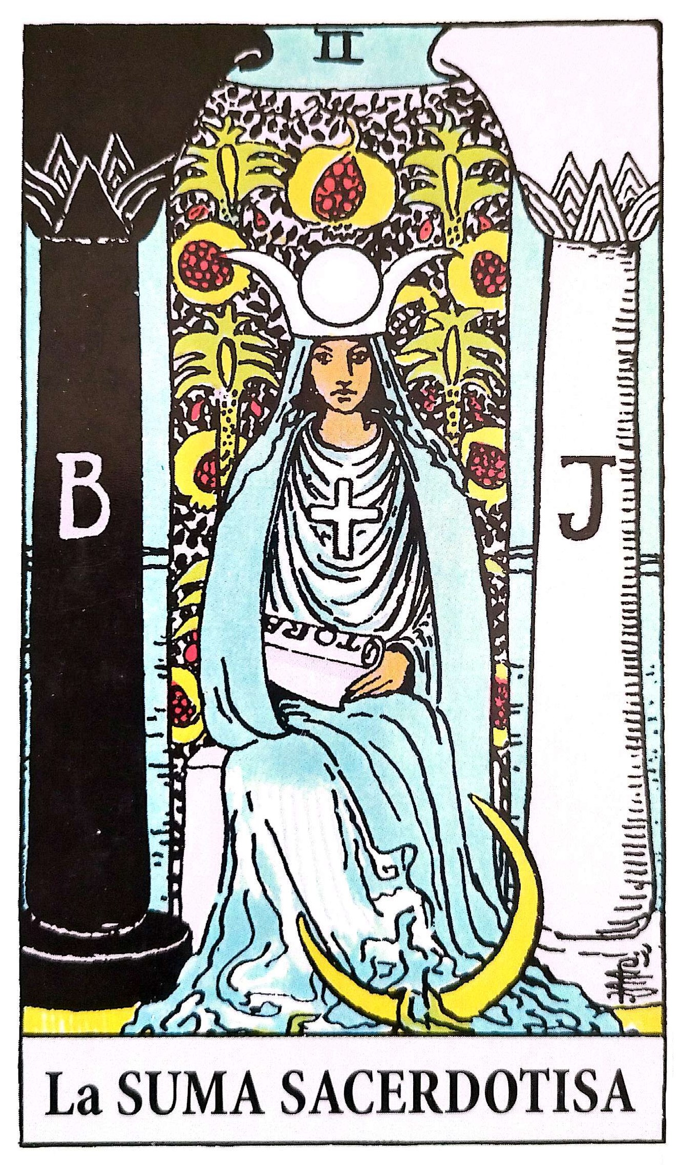 🌙 La Sacerdotisa: El misterio femenino en el Tarot