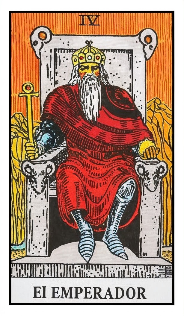 👑 El Emperador en el Tarot: Poder, Autoridad y Estabilidad