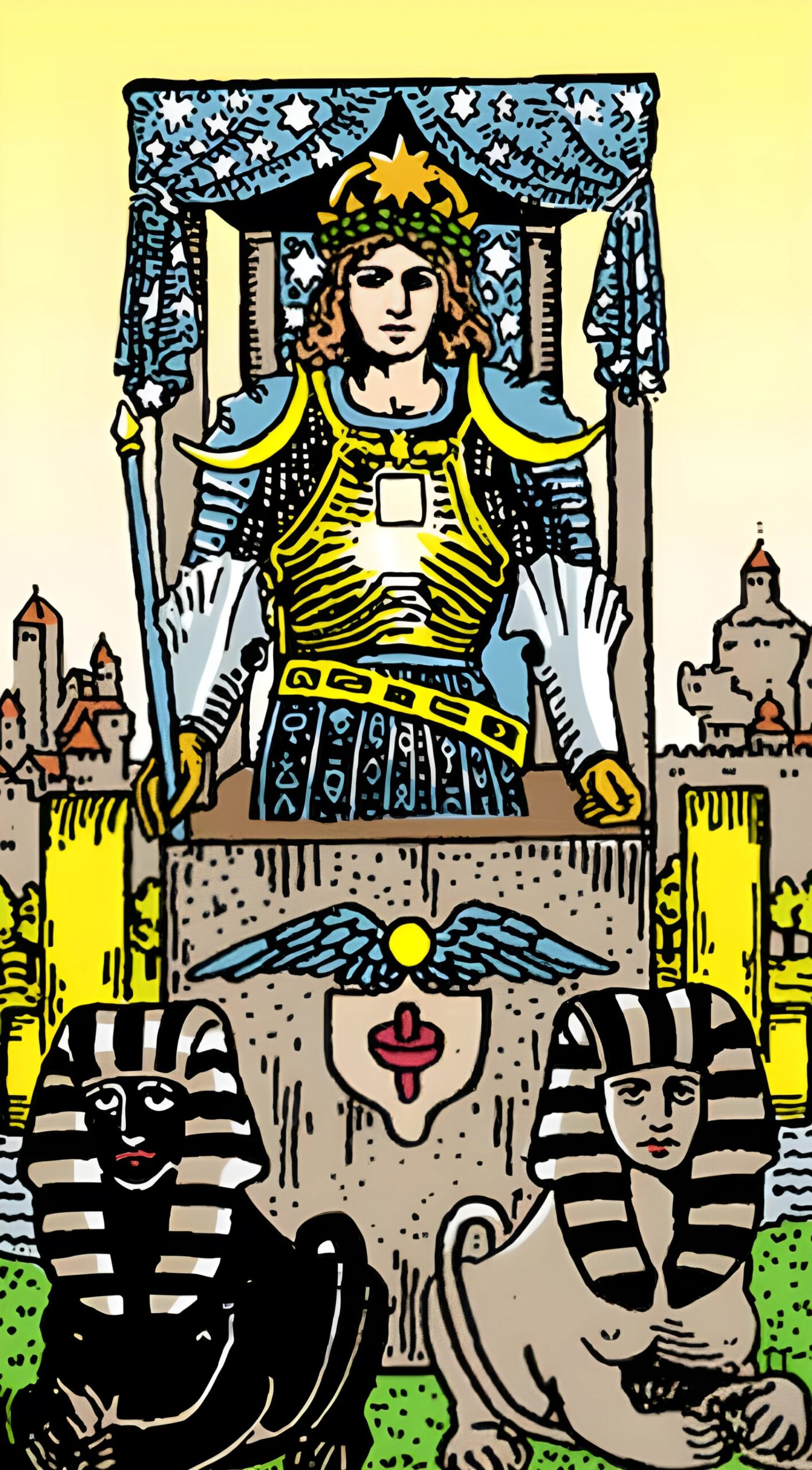 🛡️ El Carro en el Tarot: Triunfo, Voluntad y Camino Propio